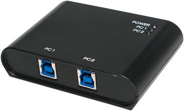 LogiLink USB 3.0 Sharing Switch, 2 PC's auf 1 USB Endgerät