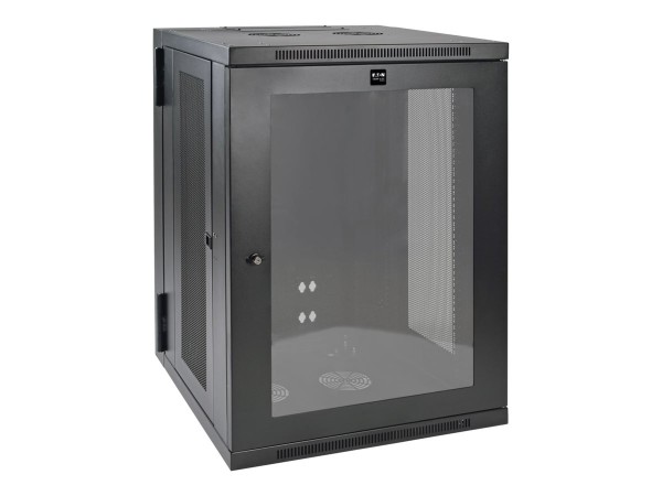 EATON EATON Wall-Mounted SmartRack 18U Enclosure L. 600mm D.550mm Rear Hinges Glass Door