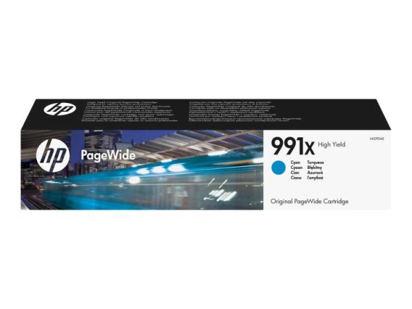 HP 991X Cyan PageWide Tintenpatrone M0J90AE