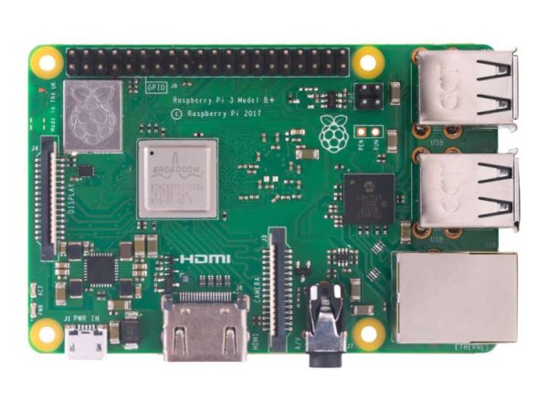 RASPBERRY PI 3 Model B+, Quadcore CPU, 1GB RAM, WLAN, BT RASPBERRY PI 3B+