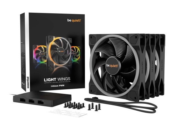 BE QUIET BE QUIET Lüfter be quiet! 140*140*25  Light Wings PWM      Triple-Set