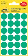 AVERY Zweckform Markierungspunkte, Durchm. 8 mm, grün