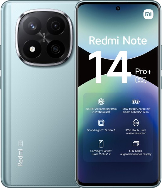 XIAOMI XIAOMI Redmi Note 14 Pro+ - 5G Smartphone - Dual-SIM - RAM 8 GB