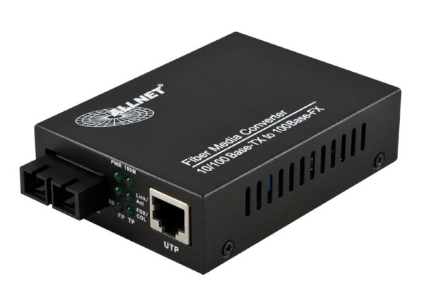 ALLNET ALL-MC106-SC-SM 100Mbit/s 1310nm Einzelmodus Schwarz Netzwerk Medien ALL-MC106-SC-SM