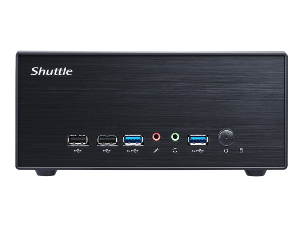 SHUTTLE Barebone XPC slim XH510G2 black Socket LGA1200 2x32GB DDR4 SO-DIMM XH510G2