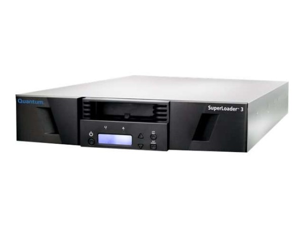 QUANTUM SuperLoader 3 one LTO8HH tape drive Model C 16 slots 6Gb/s SAS rack ET-L2ZAE-YE