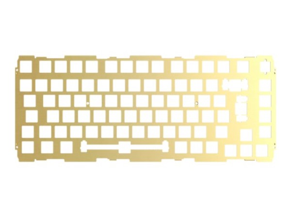 GLORIOUS GLORIOUS GMMK Pro 75% Switch Plate - Messing, ISO (GLO-ACC-P75-SP-B-ISO)