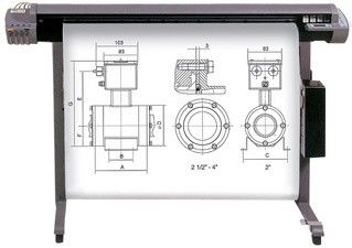 Inapa Inkjet-Plotterrolle, 610 mm x 50 m, weiß