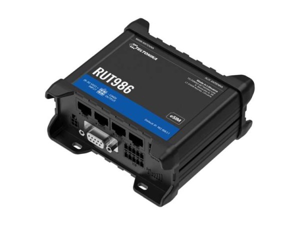 TELTONIKA RUT986 CAT4 LTE Router Dual SIM und eSIM, RS232/485 RUT986000000