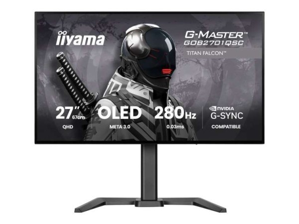 IIYAMA META3-OLED Gaming G-Master Titan Falcon 68,58cm (27") GOB2701QSC-B1