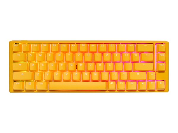 DUCKYCHANNEL DUCKYCHANNEL Ducky One 3 Yellow SF US-Layout, Hot Swap, RGB, Cherry MX Silent Red