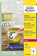 AVERY Zweckform wetterfeste Etiketten, 210 x 297 mm