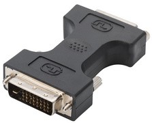 DIGITUS Adapter DVI(24+1) - DVI(24+5), schwarz