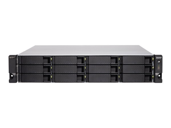 QNAP QNAP TS-h1283XU-RP-E2136-128G-RED 12-Bay QTS hero Xeon E-2136 3.3Ghz 128GB RAM 2x1GbE 2x10Gb 500W +