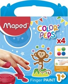 Maped my first Fingerfarbe COLOR'PEPS, 4er Kartonetui