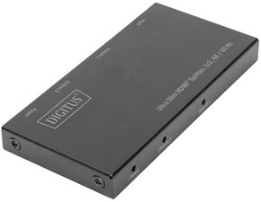 DIGITUS Ultra Slim HDMI Splitter, 1x2, 4K/60 Hz, schwarz