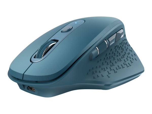 TRUST OZAA COMPACT Maus Funk Optisch Blau 6 Tasten 3200 dpi Integriertes Sc 24934