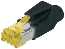 HIROSE RJ45 Stecker TM31, Kat. 6a, geschirmt, für Rundkabel