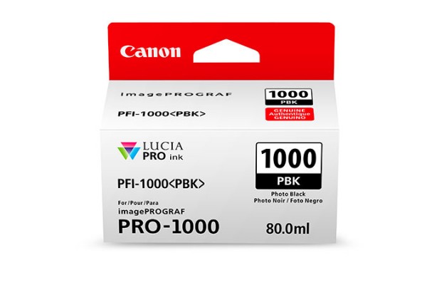 Canon PFI-1000 PBK 80ml Foto schwarz