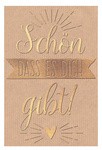 SUSY CARD Mini-Grußkarte "Schön dass es Dich gibt!"