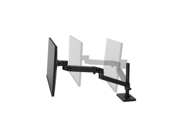 ERGOTRON LX PRO Monitor Arm mit hoher Säule in Schwarz - Tischhalterung 45-695-292