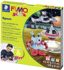 FIMO kids Modellier-Set Form & Play "Space Monster", Level 2