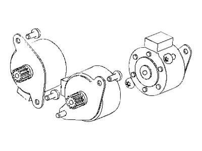 ZEBRA KIT DRIVE MOTORS TTP21X0 (3) P1029257-006