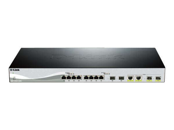 D-LINK Switch 48,3cm D-Link DXS-1210-12TC 8x10GbE/2xSFP+/2xCombo retail DXS-1210-12TC