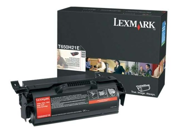 LEXMARK Schwarz Tonerpatrone LCCP T650H21E