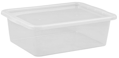 plast team Aufbewahrungsbox BASIC BOX Bettbox, 30,0 Liter