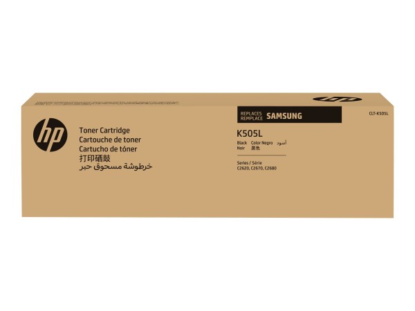 HP SAMSUNG CLT K505L Schwarz Tonerpatrone (SU168A)