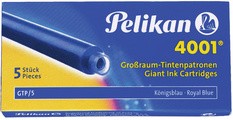 Pelikan Großraum-Tintenpatronen 4001 GTP/5, königsblau