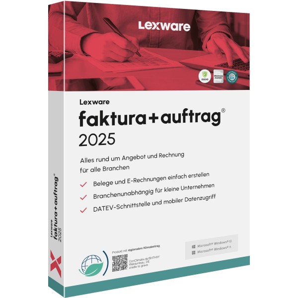 LEXWARE ESD faktura+auftrag 2025 unbegrenzte Laufzeit Download 08871-2044
