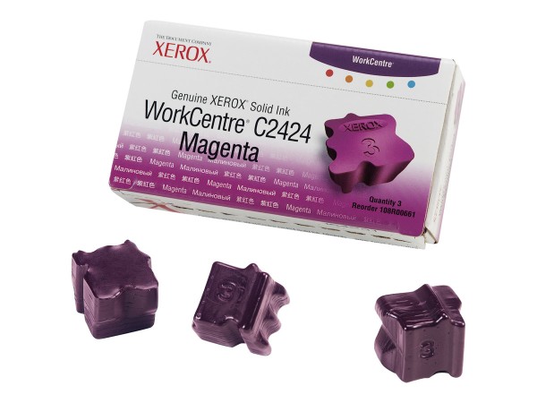 XEROX Genuine Xerox WorkCentre C2424 3 Magenta feste Tinten 108R00661