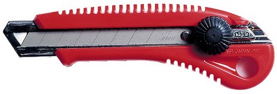 NT Cutter L 550 P, Kunststoff-Gehäuse, 18 mm Klinge, rot