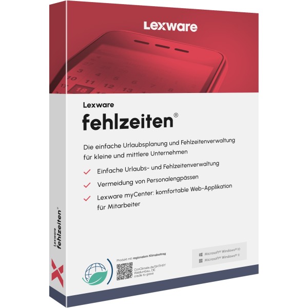 LEXWARE LEXWARE ESD fehlzeiten 2025 Download Jahresversion (365-T)