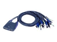 ATEN KVM Switch Aten  4P. USB VGA Audio