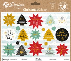 AVERY Zweckform ZDesign Trend Sticker WEIHNACHTEN