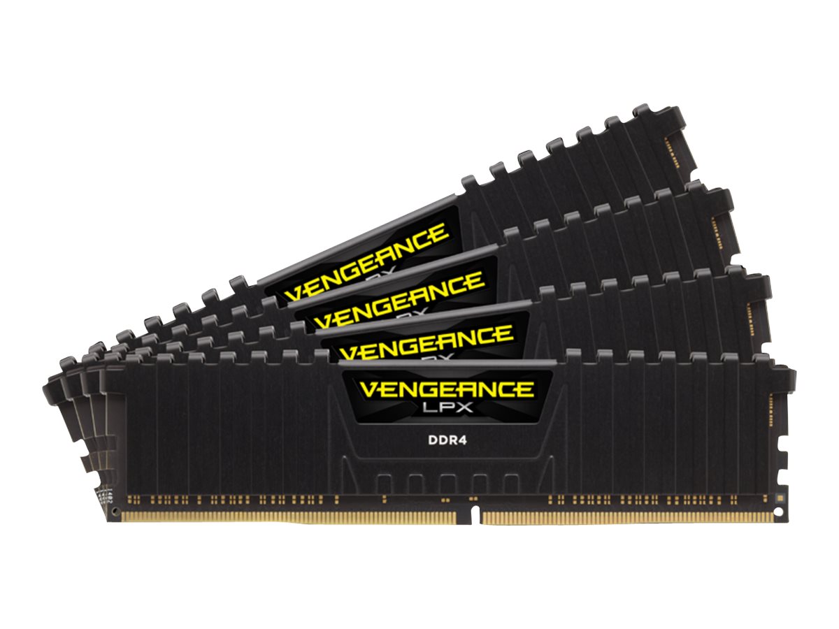 CORSAIR Vengeance Black 128GB Kit (4x32GB) CMK128GX4M4D3600C18