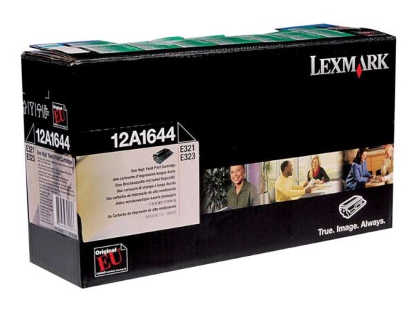 LEXMARK Schwarz Tonerpatrone 12A1644