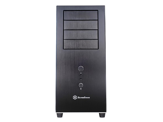SILVERSTONE TJ04-E Midi-Tower Schwarz, Silber ( SST-TJ04B-E ) SST-TJ04B-E