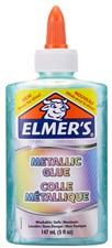 ELMER'S Metallic Bastelkleber, blau, 147 ml
