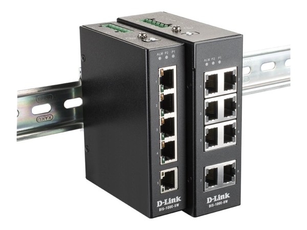 D-LINK D-LINK 8-Port Unmanaged Layer2 Fast Ethernet Industrial Switch