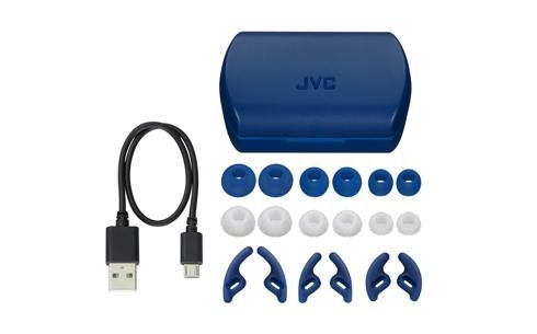 JVC JVC HA-ET45T True Wireless IE Headphones blue (HA-ET45T-A-U)