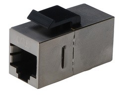 DIGITUS Modular Adapter Kat.6e, geschirmt, 2 x RJ45 Kupplung