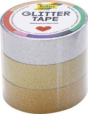 folia Deko-Klebeband "Glitter Tape", rosa/pink/lila