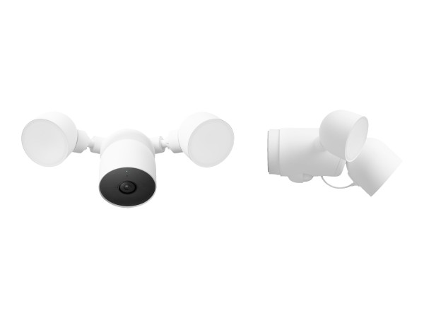 GOOGLE Nest Cam mit Flutlicht ? Intelligente Kamera (Außen, mit Kabel) GA02411-EU