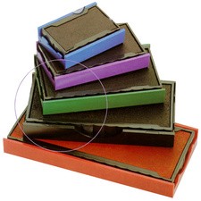 trodat Ersatzstempelkissen 6/57/2, blau/rot, Doppelpack