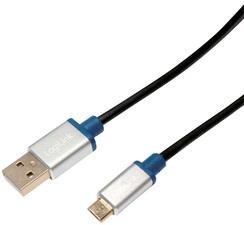 LogiLink Premium USB 2.0 Kabel, USB-A - USB-B Micro Stecker