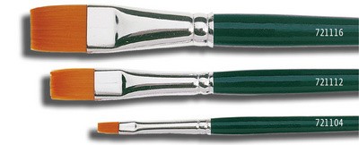 KREUL Haarpinsel Hobby Line BASIC, Nylon, flach, Gr. 6